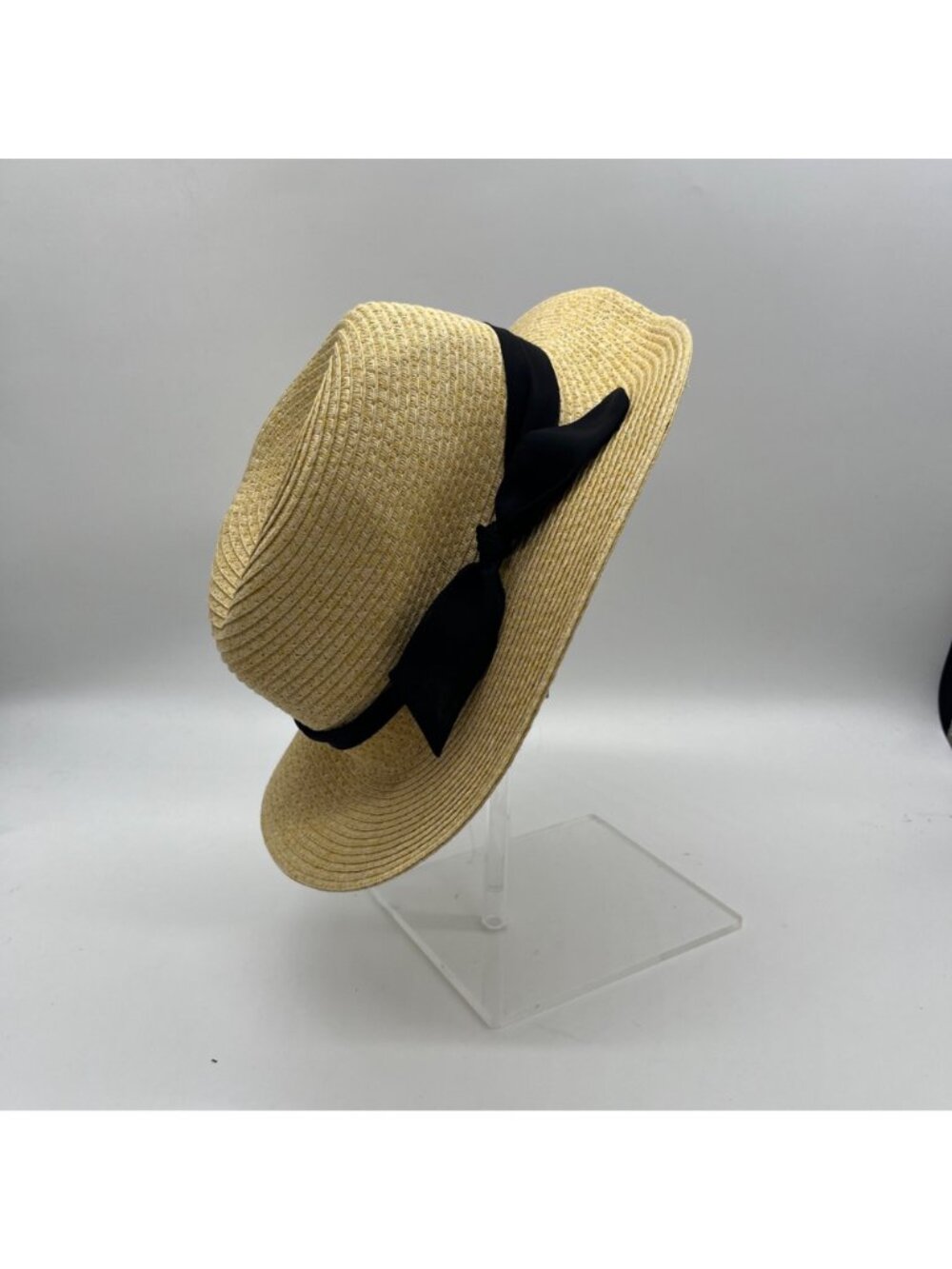 Giani Bernini Tan Women's Chiffon-Band Panama Hat - Picture 4 of 10